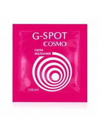 Стимулирующий интимный крем для женщин Cosmo G-spot - 2 гр. - Биоритм - купить с доставкой в Находке