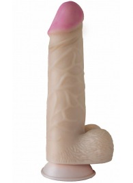 Гигантский реалистичный фаллоимитатор с присоской - 26 см. - LOVETOY (А-Полимер)