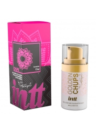 Возбуждающий гель Golden Chups с малиновым ароматом - 17 мл. - INTT - купить с доставкой в Находке