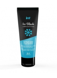 Лубрикант на водной основе Ice Black с ледяным эффектом - 50 мл. - INTT - купить с доставкой в Находке