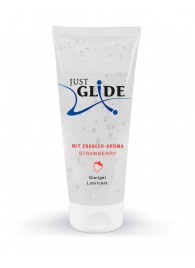 Лубрикант на водной основе Just Glide Strawberry с ароматом клубники - 200 мл. - Orion - купить с доставкой в Находке