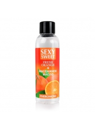 Массажное масло Sexy Sweet Fresh Orange с ароматом апельсина и феромонами - 75 мл. - Биоритм - купить с доставкой в Находке