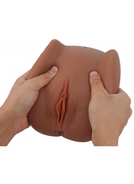 Мастурбатор Black Beauty - вагина и анус - S-HANDE - в Находке купить с доставкой