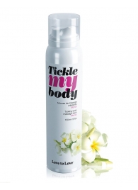 Массажная хрустящая пенка Tickle My Body Monoi с ароматом моной - 150 мл. - Love to Love - купить с доставкой в Находке