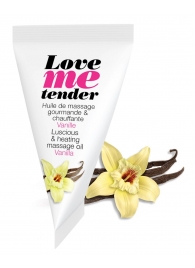 Съедобное согревающее массажное масло Love Me Tender Vanilla с ароматом ванили - 10 мл. - Love to Love - купить с доставкой в Находке