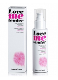 Съедобное согревающее массажное масло Love Me Tender Cotton Candy с ароматом сладкой ваты - 100 мл. - Love to Love - купить с доставкой в Находке