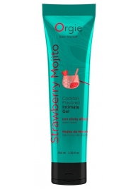 Съедобный интимный гель Orgie Lube Tube Cocktail Strawberry Mojito - 100 мл. - ORGIE - купить с доставкой в Находке