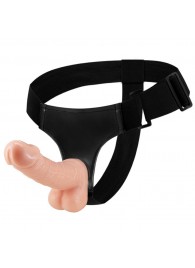 Фаллоимитатор-реалистик на трусиках - 18 см. - Baile - купить с доставкой в Находке