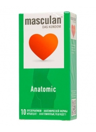 Презервативы анатомической формы Masculan Anatomic - 10 шт. - Masculan - купить с доставкой в Находке