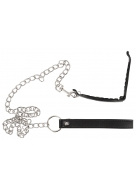 Зажим для половых губ с поводком Pussy Clamp With A Leash - Orion - купить с доставкой в Находке