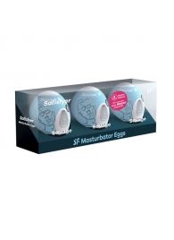 Набор из 3 мастурбаторов-яиц Satisfyer Savage - Satisfyer - в Находке купить с доставкой