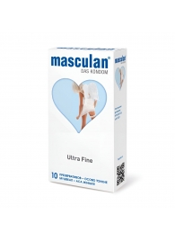 Ультратонкие презервативы Masculan Ultra Fine с обильной смазкой - 10 шт. - Masculan - купить с доставкой в Находке