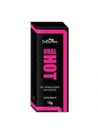 Гель для оральных ласк Oral Hot с согревающим эффектом - 15 гр. - HotFlowers - купить с доставкой в Находке