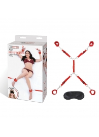 Красная фиксация на матрас Classic Bedspreader - Lux Fetish - купить с доставкой в Находке