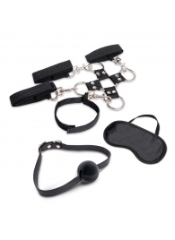 Набор для фиксации из 7 предметов Hogtie   Ball Gag Kit - Lux Fetish - купить с доставкой в Находке