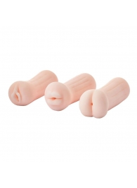 Набор из 3 мастурбаторов The Girl Next Door Tina - Dream Toys - в Находке купить с доставкой