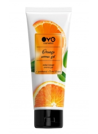 Лубрикант на водной основе OYO Aroma Gel Orange с ароматом апельсина - 75 мл. - OYO - купить с доставкой в Находке