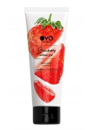 Лубрикант на водной основе OYO Aroma Gel Strawberry с ароматом клубники - 75 мл. - OYO - купить с доставкой в Находке