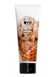 Лубрикант на водной основе OYO Aroma Gel Ice Cream с ароматом пломбира - 75 мл. - OYO - купить с доставкой в Находке