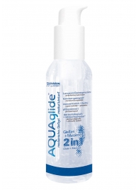 Вагинальная смазка 2-в-1 на водной основе AQUAglide - 125 мл. - Joy Division - купить с доставкой в Находке