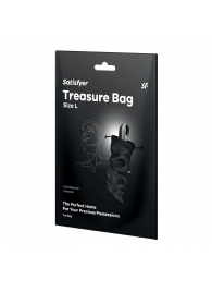 Черный мешочек для хранения игрушек Treasure Bag L - Satisfyer - купить с доставкой в Находке