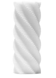 Белый 3D мастурбатор SPIRAL - Tenga - в Находке купить с доставкой