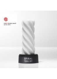 Белый 3D мастурбатор SPIRAL - Tenga - в Находке купить с доставкой