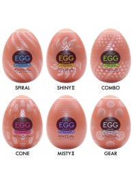 Набор из 6 мастурбаторов-яиц Tenga Egg Variety Pack V - Tenga - в Находке купить с доставкой