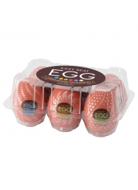 Набор из 6 мастурбаторов-яиц Tenga Egg Variety Pack V - Tenga - в Находке купить с доставкой