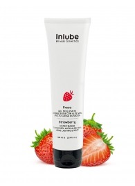 Лубрикант на водной основе Nuei Inlube с алоэ вера и ароматом клубники - 100 мл. - Nuei cosmetics - купить с доставкой в Находке