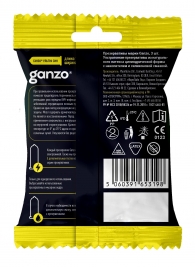 Ультратонкие презервативы Ganzo Ultra thin в мягкой упаковке - 3 шт. - Ganzo - купить с доставкой в Находке
