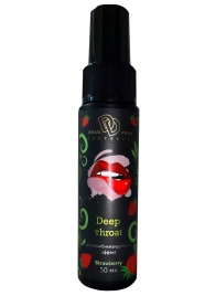 Спрей для горла Deep Throat с десенсибилизирующим эффектом и вкусом клубники - 50 мл. - БиоМед - купить с доставкой в Находке