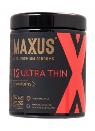 Ультратонкие презервативы MAXUS Ultra Thin - 12 шт. - Maxus - купить с доставкой в Находке