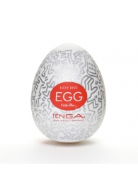Мастурбатор-яйцо Keith Haring EGG PARTY - Tenga - в Находке купить с доставкой