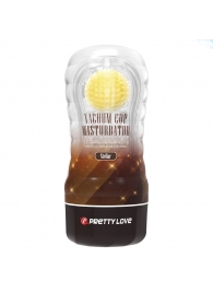 Прозрачный текстурированный мастурбатор Vacuum Cup Masturbator Stellar - Baile - в Находке купить с доставкой