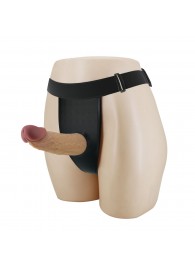 Полый страпон на регулируемых трусиках Houston - 17,5 см. - Baile - купить с доставкой в Находке