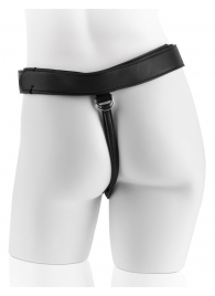 Страпон на виниловых трусиках Strap-on Harness Cock - 17,8 см. - Pipedream - купить с доставкой в Находке