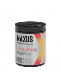 Анатомические презервативы MAXUS Sensual - 15 шт. - Maxus - купить с доставкой в Находке