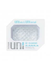 Прозрачный мастурбатор-стимулятор Tenga Uni Diamond - Tenga - в Находке купить с доставкой