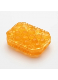 Оранжевый мастурбатор-стимулятор Tenga Uni Topaz - Tenga - в Находке купить с доставкой