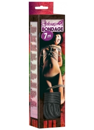 Чёрная веревка для связывания - 700 см. - Orion - купить с доставкой в Находке