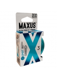 Презервативы Maxus G spot с двойной спиралью - 3 шт. - Maxus - купить с доставкой в Находке
