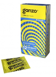 Классические презервативы с обильной смазкой Ganzo Classic - 12 шт. - Ganzo - купить с доставкой в Находке