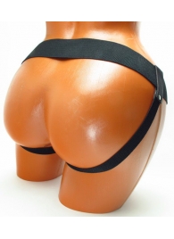 Трусики для страпона коричневого цвета - БДСМ Арсенал - купить с доставкой в Находке