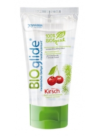 Гель-лубрикант на водной основе с ароматом вишни BIOglide Kirsch - 80 мл. - Joy Division - купить с доставкой в Находке