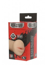 Нежный мастурбатор-ротик REALSTUFF 5INCH MASTURBATOR BJ - Dream Toys - в Находке купить с доставкой