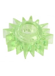 Зеленое эрекционное кольцо-солнце - Toyfa Basic - в Находке купить с доставкой