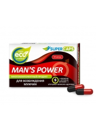 Возбуждающее средство Man’s power - 10 капсул (+1 в подарок) - SuperCaps - купить с доставкой в Находке