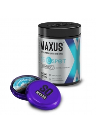 Гладкие презервативы Maxus G spot с двойной спиралью - 15 шт. - Maxus - купить с доставкой в Находке