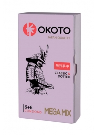 Презервативы OKOTO Mega Mix - 12 шт. - Sitabella - купить с доставкой в Находке